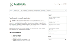 Desktop Screenshot of kairion.net