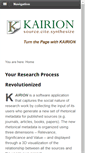 Mobile Screenshot of kairion.net